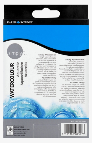 Daler-rowney Simply Watercolour, 12ml, Assorted Colors, #151328