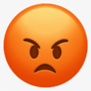 Emojipedia Sticker Iphone Emoji - Смайлик Злость #151381