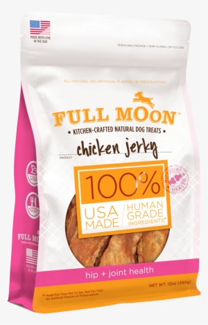 Full Moon All Natural Human Grade Dog Treats, Chicken #151577