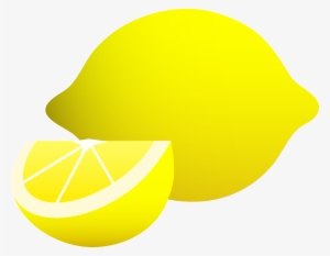 Citrus Lemon Clipart - Lemon Wedge Drawing #151774