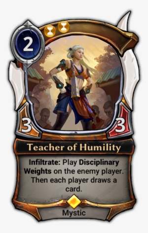 Teacher Of Humility - Eternal Card Game Sentinel #151820