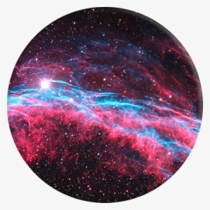 Galaxy Clipart Circle - Popsocket - Veil Nebula #151891