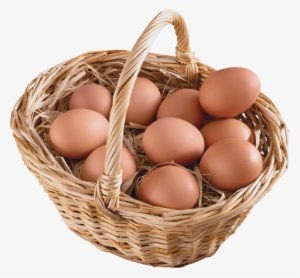 Basket Full Of Eggs - Basket Of Eggs Png #151997