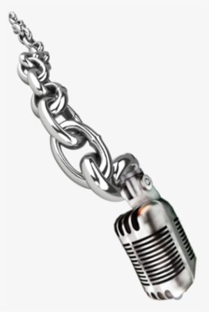 Chained Microphone - Chain Links Clip Art #152245