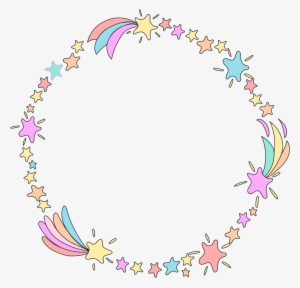 Shootingstar Colorful Frame Decor Embellis - Circle #152689