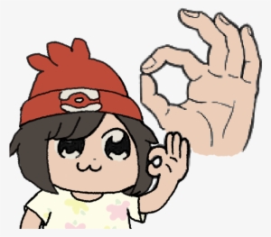 New York City Facial Expression Nose Smile Cheek Finger - Pop Team Epic Ok #152741