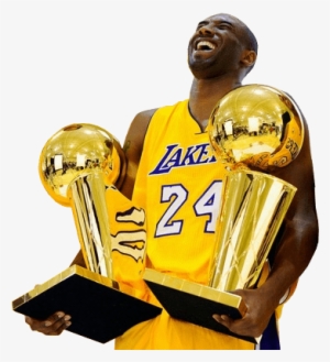 Kobe Bryant Trophies - Kobe Bryant Championship Png #153038