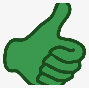 Certificate Clipart Thumbs Up - Duim Omhoog Groen #153444