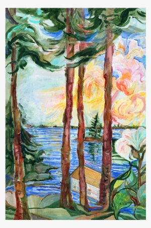 River Pines - Painting #153523