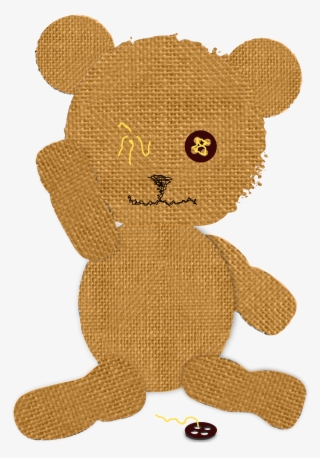 Teddy Bear, Bear, Teddy, Unhappy, Sad, Eye, Damaged - Old Teddy Bear Clipart #153525