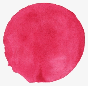 Pink Watercolor Circle Png - Circle #153626