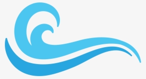 Logo Blue Wind Wave Sea Level - Wave Symbol Png #154378