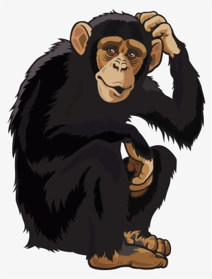 Monkey Png Images - Wild Animals Clipart Png #154381