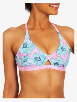 Watercolor Flora Bikini Twist Top - Watercolor Painting #154401 Watercolor Flora Bikini Twist Top - Watercolor Painting #154401