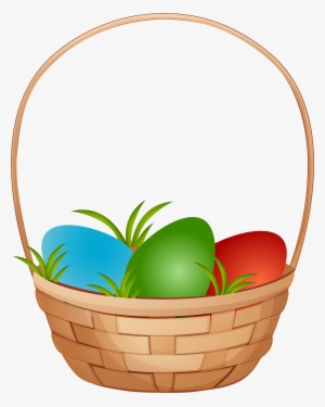 Easter Egg Basket Png #154441
