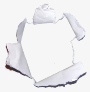 Paper Torn Effect Ripped Png Sticker Tornpaper - Torn Black Paper Png #154466