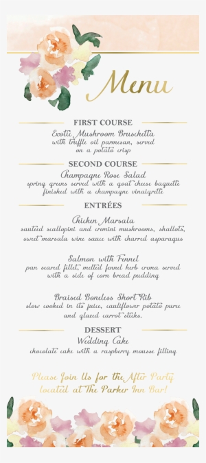 Wedding Menu, Wedding Menu Cards, Menu Card, Blue Wedding - Wedding #154615