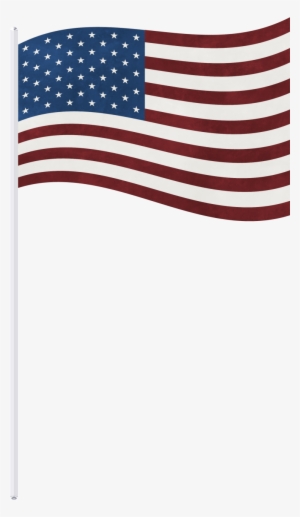 Us Flag On A Stick Png #155118
