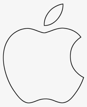 Apple Logo Image Group White Png - Apple Logo Outline Vector - Free ...