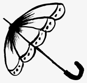 Free Download - Line Drawing Of Umbrella #155322