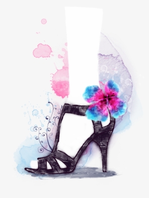 Png Library Download T Shirt Swim Briefs Wallet Woman - Desenho De Sapato Aquarela Png #155324