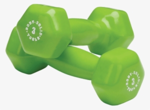 Free Png Dumbbell - Body Solid Vinyl Dumbbells 2 Lb Pair (light Purple) #155696