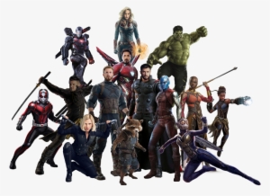 Avengers Team, Avengers Memes, Captain Marvel, Marvel - Avengers 4 Png #155868