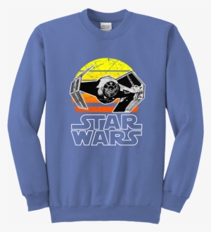 Star Wars Vintage Tie Fighter Youth Crewneck Sweatshirt #156058 Star Wars Vintage Tie Fighter Youth Crewneck Sweatshirt #156058
