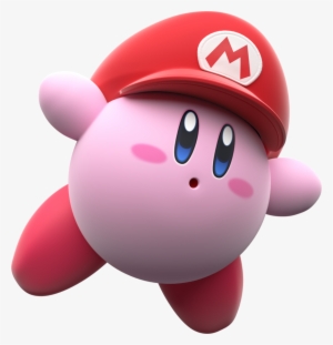 Mario Hat Kirby By Mintenndo-d72z4ip - Kirby Png #156127