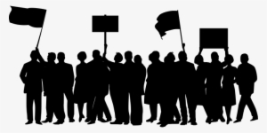 Crowd Demonstration Flag Man March People #156232