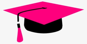 Graduation - Pink Graduation Hat Png #156282