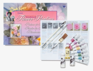 Bob Ross Floral Set - Bob Ross Soft Oil Paints (37ml & 150ml) Colour: #156353