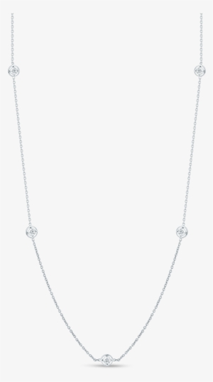 Diamonds By The Inchnecklace With 7 Diamond Stations - Necklace #156666