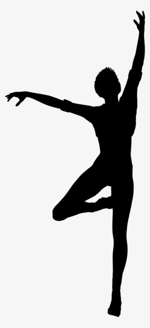 Clipart - Dancing Woman Silhouette #156854