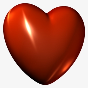 3d Heart Clipart Picture Black And White - 3d Heart Png Transparent #156879