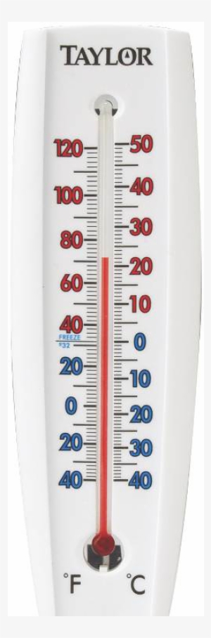 Taylor 5153 - Window Thermometer W/ White Plastic Back, #156959