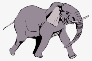 Free Vector Elephant Clip Art - Elephant And Frog Story #157016