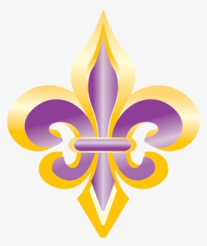 Purple And Gold Fleur De Lis Clip Art - Fleur De Lis #3 #157313