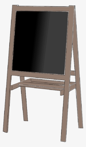 Mb Image/png - Chalkboard On Easel Png #157383