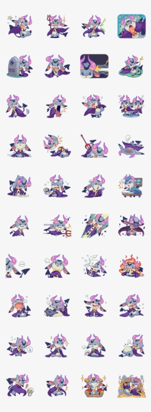 Sell Line Stickers Tiny Devil Horn Stickers #157619