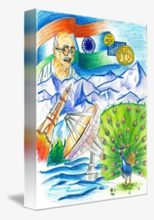 Drawing Science Competition Jpg Black And White - Easy Poster On Incredible India #158275