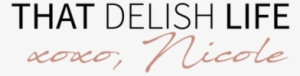 Delish Life - Calligraphy #158499