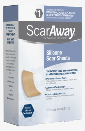 Scaraway Silicone Scar Sheets - Scar Away Silicone Sheets #159139