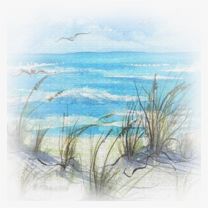 Drawing Beach Watercolor - Beach Scene Beach Watercolour Paintings #159245