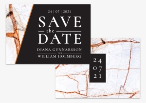 Glowing Marble Save The Date - Save The Date Hav #159264