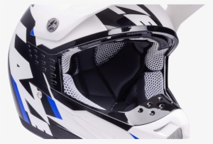 Motorcycle Helmet Lazer Smx Whip White Black Blue Transparent #1500023