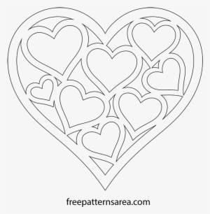 Drawing Desings Heart Shape Transparent Download - Valentine's Day #1500552