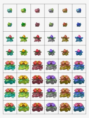 Pokemon Recolors The First 151 Pokemons' Families Sprites - Imgur Llc #1500739
