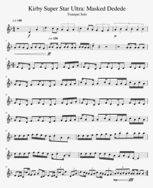 Kirby Super Star Ultra - King Dedede Theme Trumpet Sheet Music #1501152