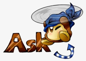 Ask Bandanna Dee , Maybe You Could Ask Kirby Or King - Cartoon #1501191